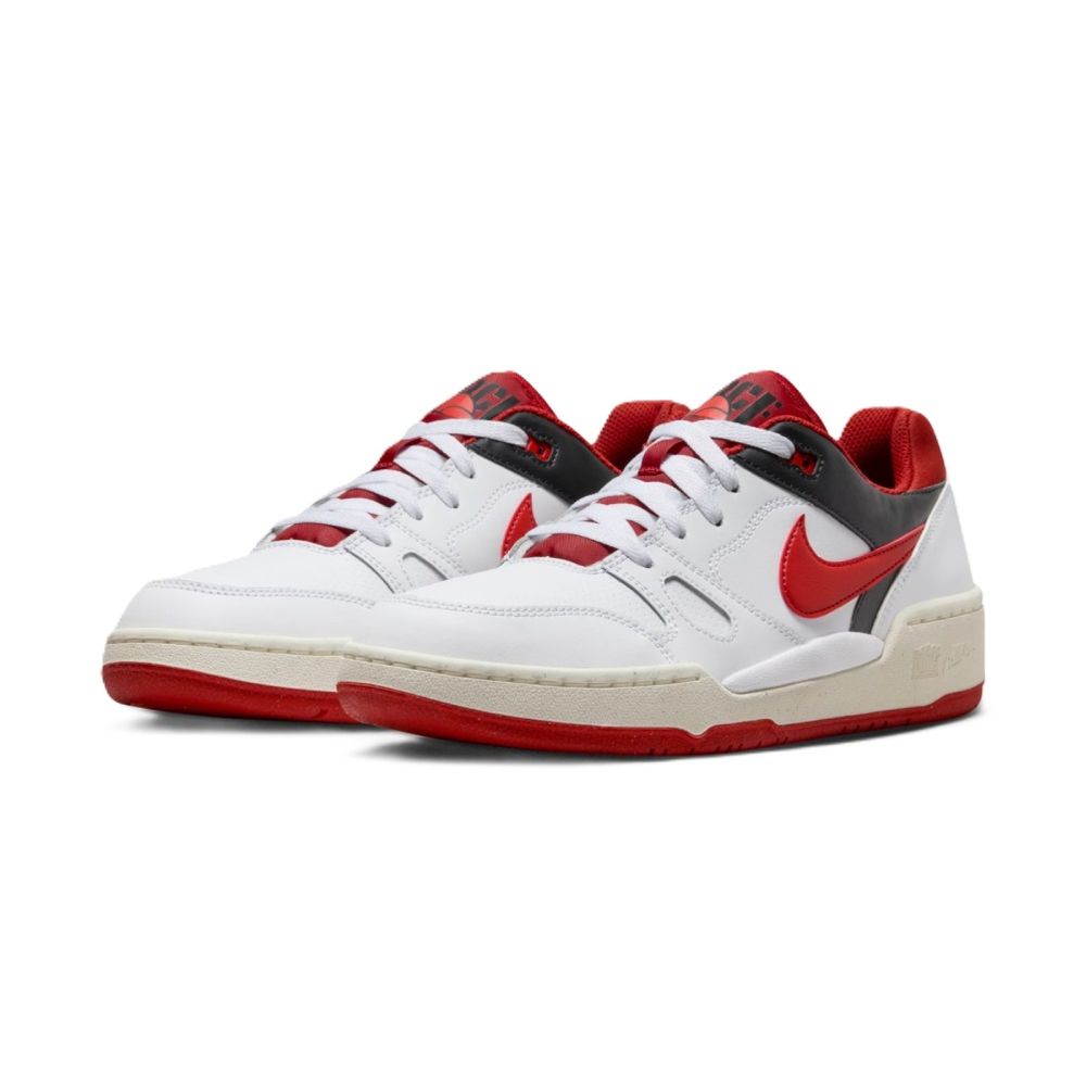 Tênis NIKE Full Force Low Branco/Vermelho