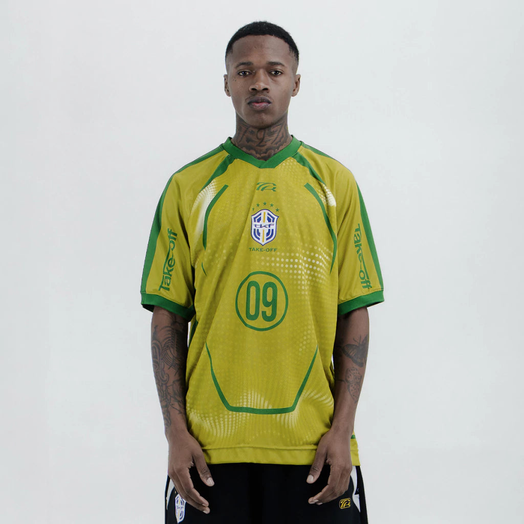 Camiseta Take Off "BRASIL V1 JERSEY" Amarela
