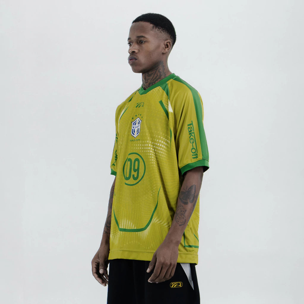 Camiseta Take Off "BRASIL V1 JERSEY" Amarela