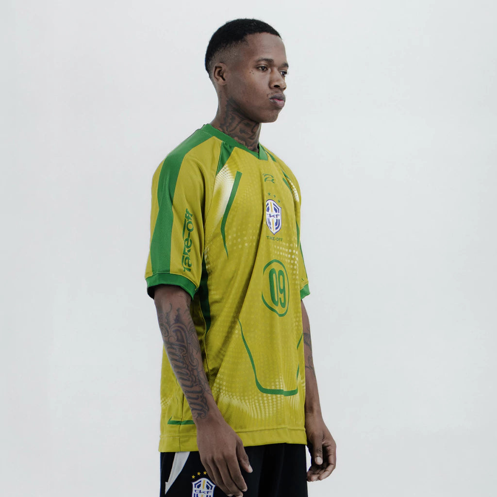 Camiseta Take Off "BRASIL V1 JERSEY" Amarela