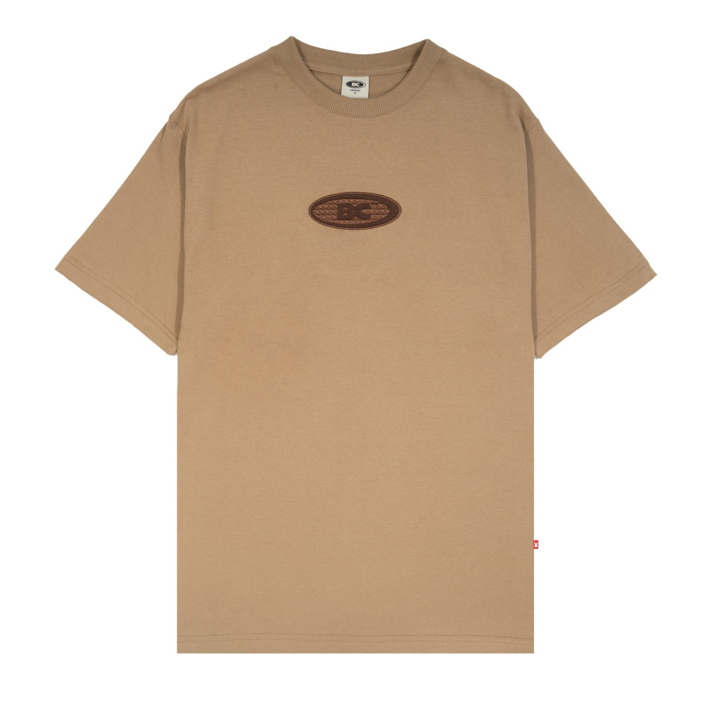 Barra Crew - Camiseta Goods Logo Textura Bege - Slow Office