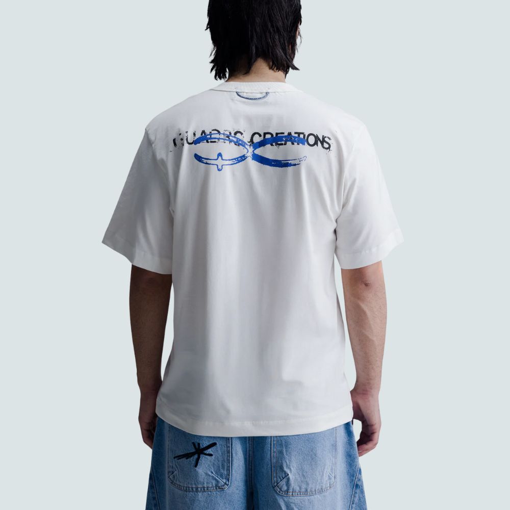 Camiseta QUADRO Regular Off-White