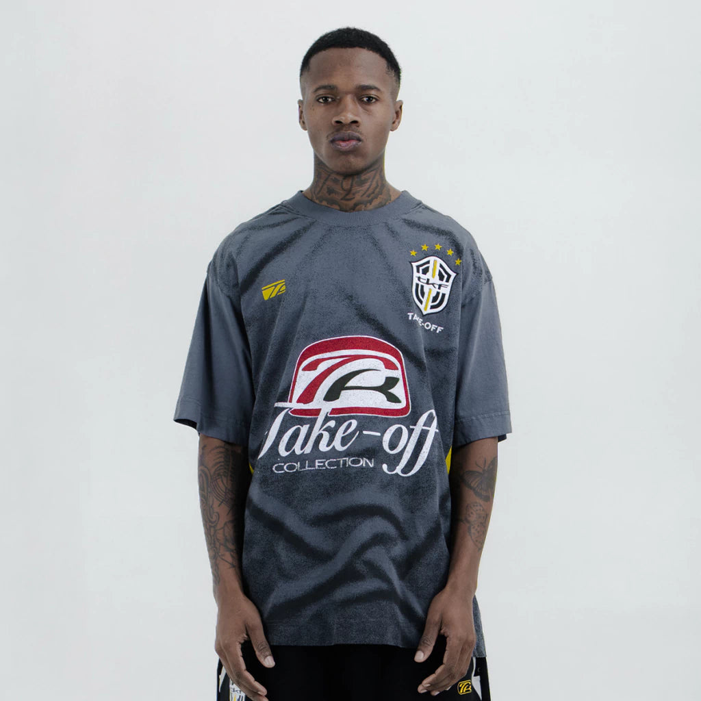 Camiseta Take Off "Cancha Tee" Chumbo
