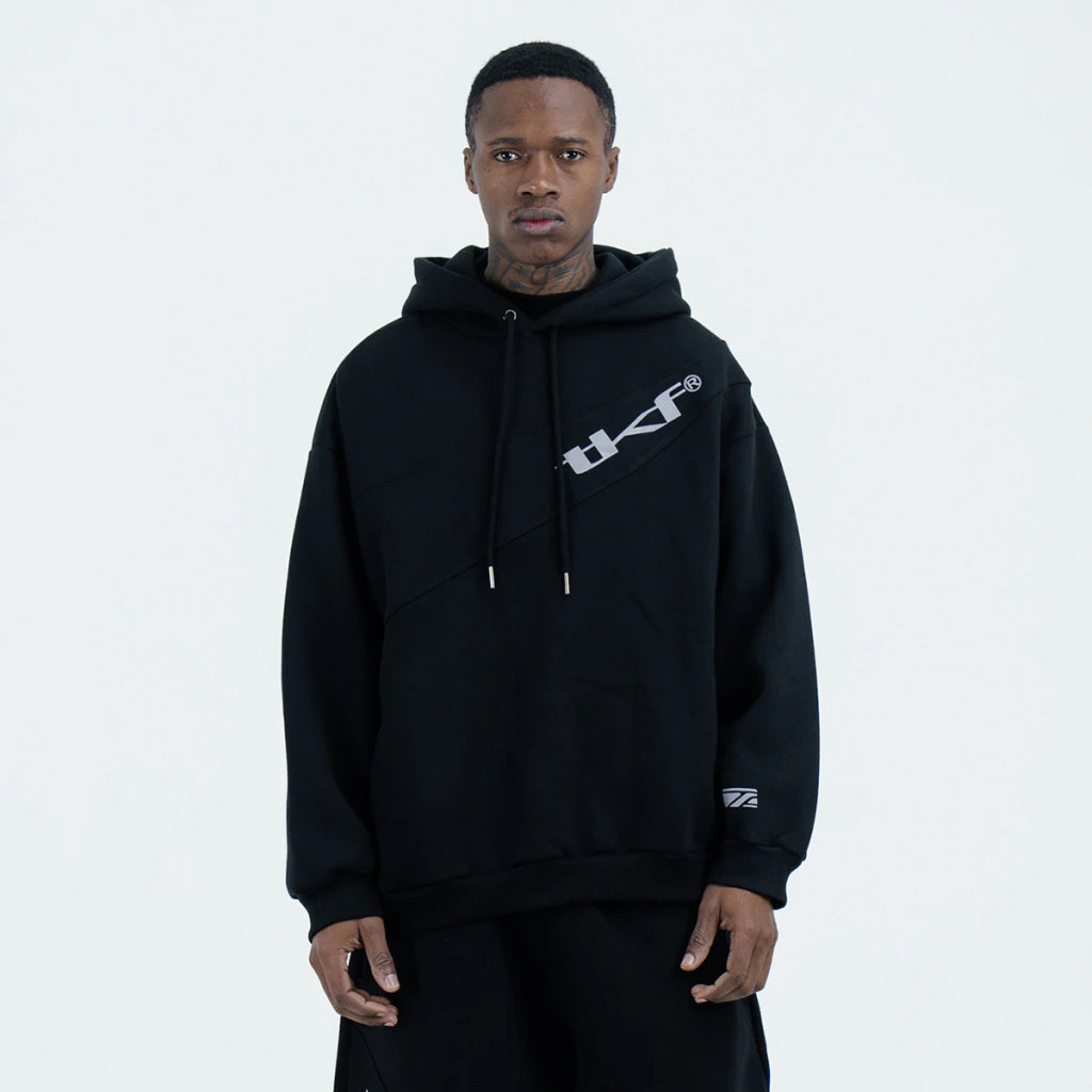 Moletom "Double Layer Black Hoodie" Preto