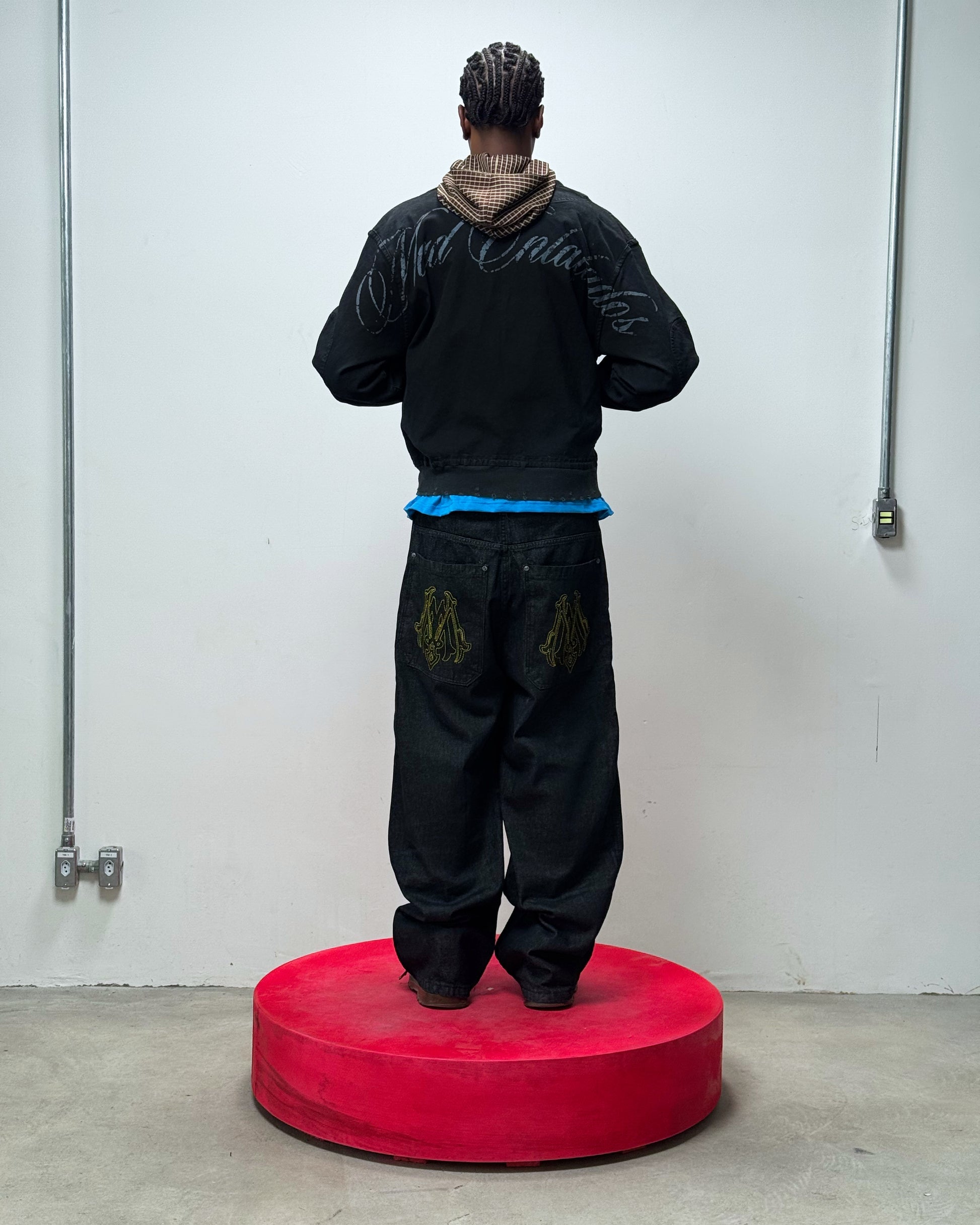 Calça MAD Jeans Asas Preto