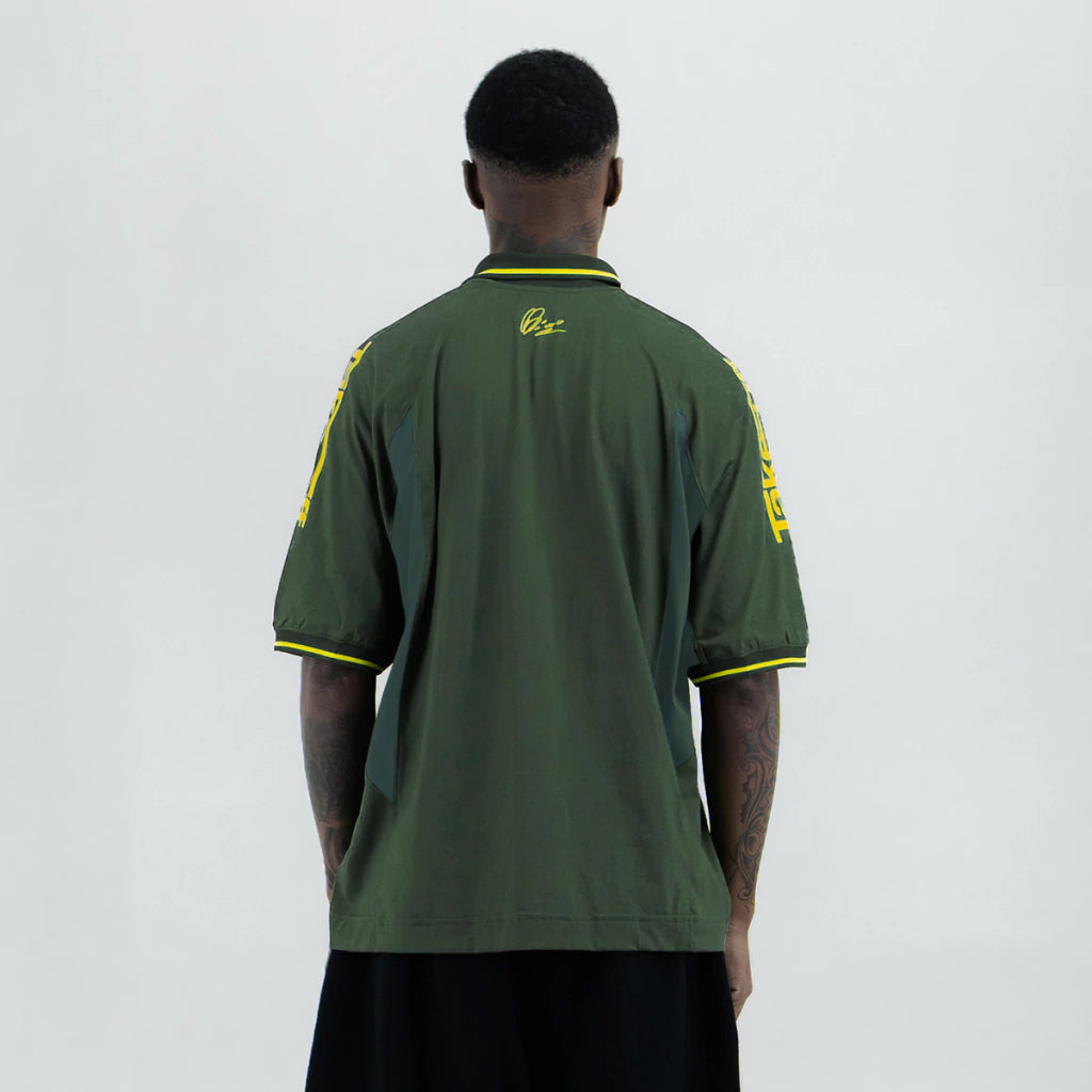 Camiseta Take Off "Nação v2 Polo Sport" Verde