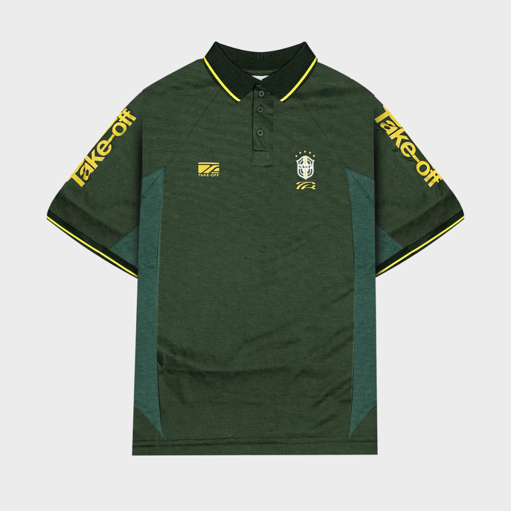 Camiseta Take Off "Nação v2 Polo Sport" Verde