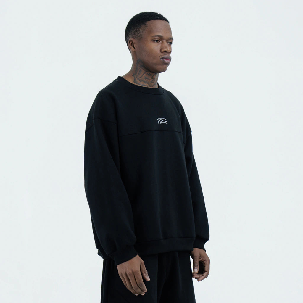 Moletom "Order Crewneck" Preto