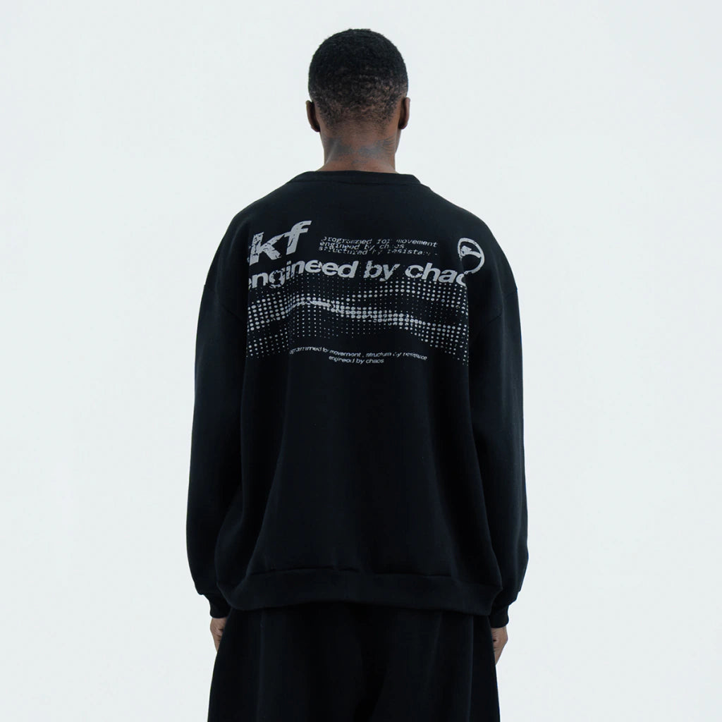 Moletom "Order Crewneck" Preto