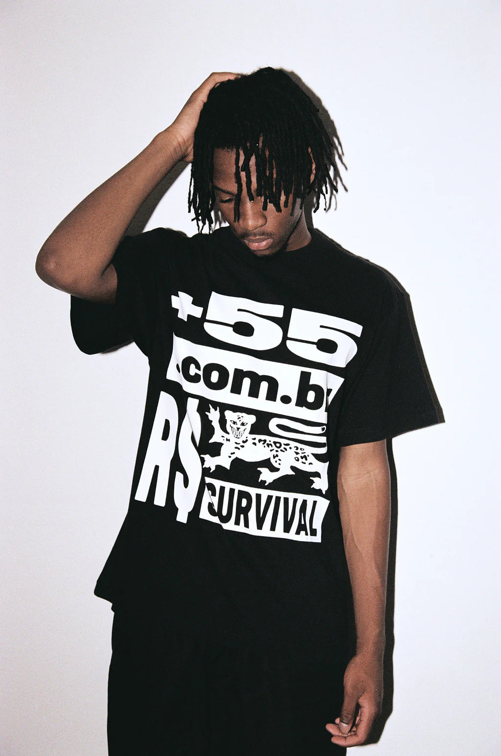 Camiseta SURVIVAL +55 Preta
