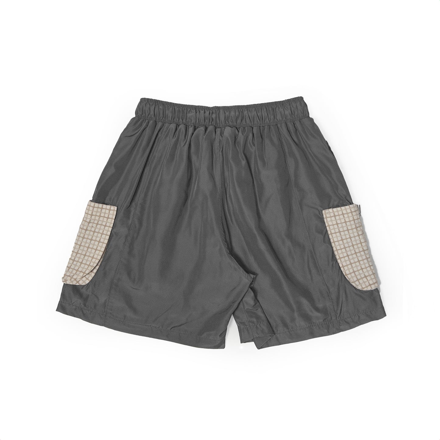 Barra Crew - Short "Textura" Cinza