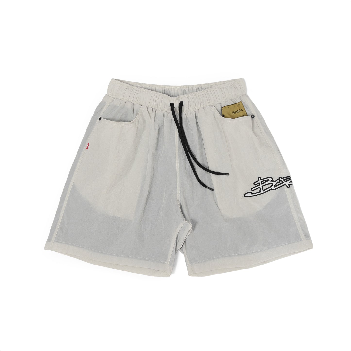 Barra Crew - Short Signature Refletivo OffWhite